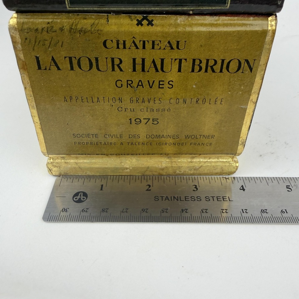 Handmade‎ Wine Label Wooden Box Purse Womens Black Beaded Handle Velvet Lined - Picture 8 of 9